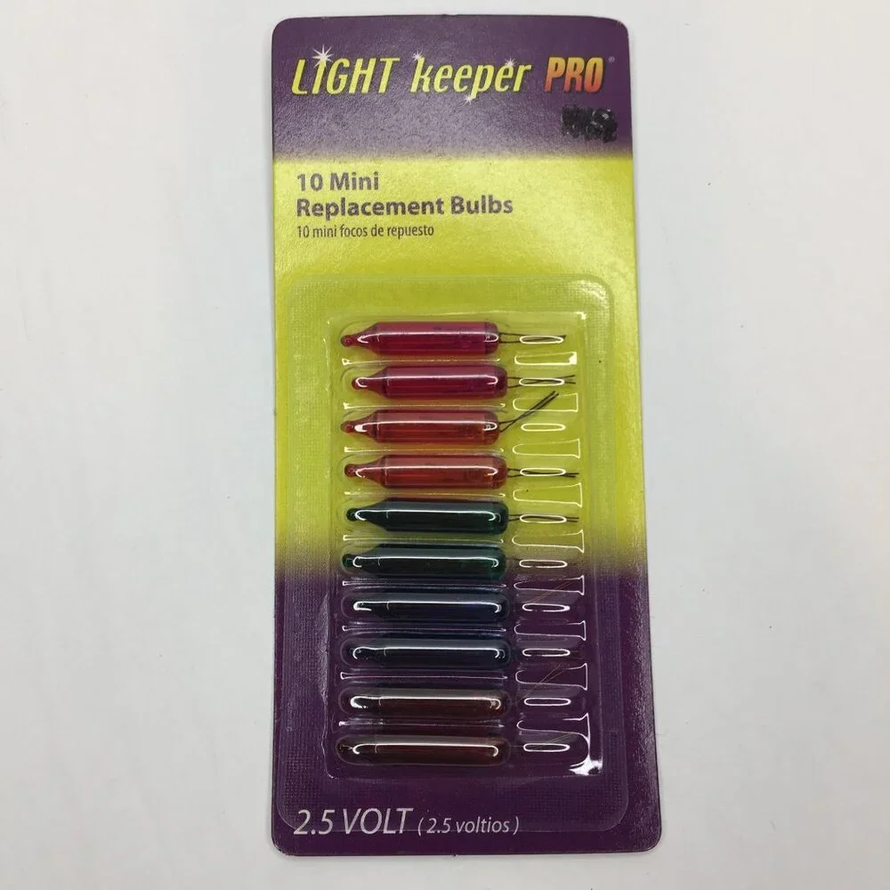 3 Pack Light Keeper Pro 10 Mini Replacement Bulb 2.5 Christmas Holiday Decor